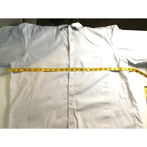 INTERNATIONAL CONCEPTS- MENS LIGHT GREY LONG SLEEVE BUTTON-DOWN SIZE X-LARGE - Picture 5 of 7